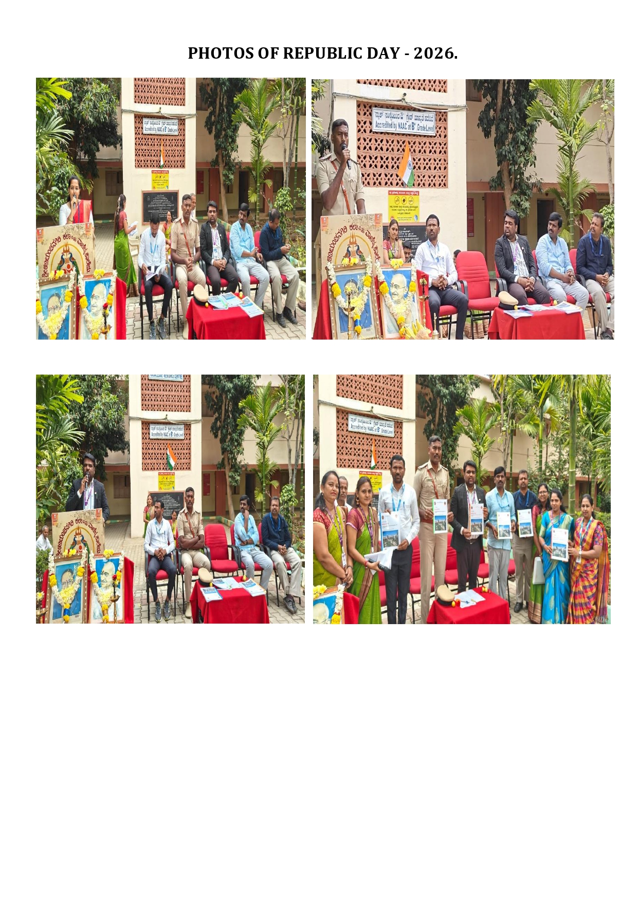 Report of Republic Day - 2026.